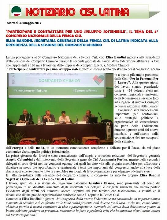 notiziario cisl 5